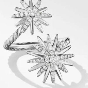David Yurman Diamond Open Starbust ring
